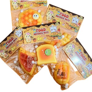 Hot Selling Simulation Food Toy Series Stress Relief TPR Toy Baking Bread Children's Squeeze Toy - Product Image 5