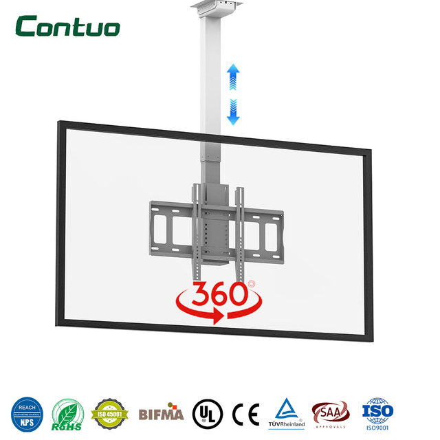 Modern Office Furniture Tv Lifts a Soffitto Retractable Tv Automatic Ceiling TV Lift Motorized Remote Control