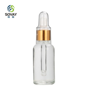 Venta al por Mayor <span class=keywords><strong>de</strong></span> Botellas <span class=keywords><strong>de</strong></span> Vidrio Transparente <span class=keywords><strong>de</strong></span> 30 ml para Aceites Esenciales con Gotero, Botellas con Gotero <span class=keywords><strong>de</strong></span> Aluminio Dorado y Negro - Product Image 1