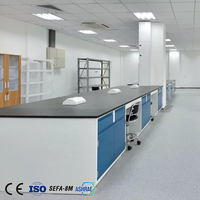 Plan de travail avec établi pour laboratoire, 1 pièce, banc central de produits chimiques et organiques