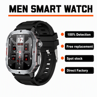 Reloj Inteligente C30 Pro Square 2026, Pantalla Táctil IPS de 2.19'', Monitor de Ritmo Cardíaco y Sueño, Multideporte, Correa de Silicona, Batería de 5-10 Días, Personalización OEM