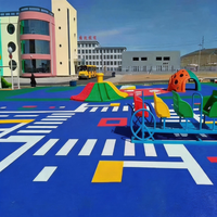 Revêtement de sol en caoutchouc EPDM coloré HZW, choix sûr, Runsure, fabricant professionnel au Royaume-Uni et en Allemagne, fourniture directe d'usine, qualité certifiée ISO