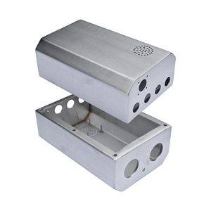 Caja de acero inoxidable personalizada Shunduo, cubierta protectora cortada con láser para dispositivos electrónicos - Product Image 1