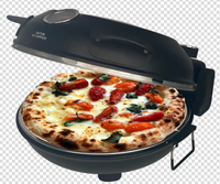 Four à pizza électrique 1200W, appareil de cuisine pour la maison et l'extérieur, pour pizzas de 12 pouces