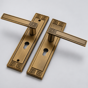 Cerradura de Puerta Moderna de Aleación de Aluminio para Dormitorio de Hotel o Villa, con Llaves y Manija, Fácil Instalación, Ambidiestra - Product Image 5