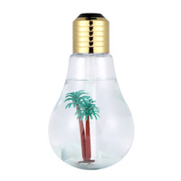 NOUVEAU 400ML Home Mini Cool Mist Humidifier Bulb avec USB Night Light Colorful Air Diffuser and Aroma Diffuser for Home Office Gift