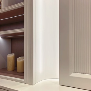 Meuble <span class=keywords><strong>TV</strong></span> moderne de luxe léger, unité murale intégrée sur mesure pour salon - Product Image 4