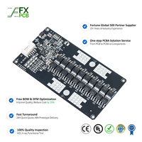 Servicio integral de PCBA FR4 ENIG de 4 capas con BMS, diseño y ensamblaje de PCB con balanceo activo 16S para almacenamiento de energía doméstico (OEM)