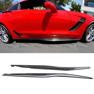 สเกิร์ตข้างคาร์บอนไฟเบอร์ทรง H1 สำหรับ Chevrolet Corvette C7 ปี 2013+ ชุดแต่งรถยนต์ - Product Image 2