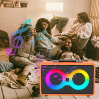 Boîte de son karaoké M4402 M4403, machine karaoké portable sans fil avec micro pour la famille, la maison, les soirées KTV, enceintes portables