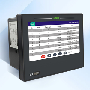 32 kênh dữ liệu logger điều khiển RS485 modbus USB 7-inch LCD hiển thị độ chính xác 0.2% Điện áp nhiệt độ dòng chảy dữ liệu đăng nhập OEM - Product Image 1