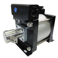 ODMT merek pompa Air Mini tekanan tinggi 80-800 Bar Booster bahan baja campuran untuk Transfer minyak pneumatik serupa Haskel