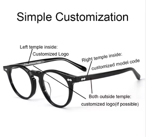 <span class=keywords><strong>Lunettes</strong></span> de soleil rondes en acétate gris à monture complète, best-seller en gros, UV400 - <span class=keywords><strong>Lunettes</strong></span> unisexes avec logo personnalisé - Product Image 5