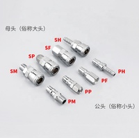 Raccords pneumatiques japonais type C coupleur rapide à Air coupleur rapide 1/4 3/8 raccord de tuyau SH PH de Style japonais