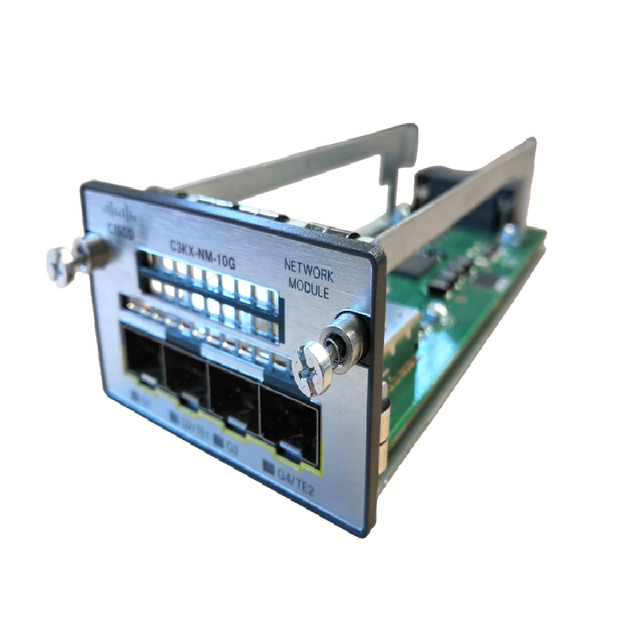 C3KX-NM-10G Quad Network Expansion Module 73-12299-04 Catalyst 3750X/3560X Series 4xSFP Network Module PLC
