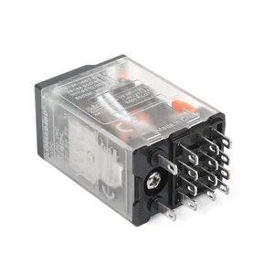 Relay DC12V 24V AC220V AC230V Miniature Electromagnetic Relay RXM Series 8Pin 14Pin Intermediate Relay