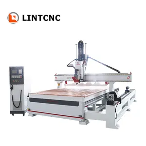 Mesin CNC 2130 kabinet Atc Cnc pintu dapur garis furnitur mesin pembuat Harga pemuatan otomatis Atc Cnc Router