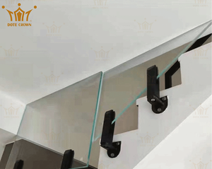 Balustrades et mains courantes <span class=keywords><strong>en</strong></span> <span class=keywords><strong>verre</strong></span> modernes et simples, base de <span class=keywords><strong>pied</strong></span> pour villa, clôture de piscine sans cadre <span class=keywords><strong>en</strong></span> acier inoxydable, pour balcon et hôtel - Product Image 5