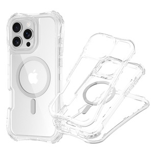 Funda protectora anticaída tres en uno para <span class=keywords><strong>iPhone</strong></span> 17 Pro Max, funda colorida para teléfono móvil con marco con o sin cordón - Product Image 5