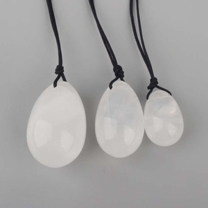 Œufs de Yoni en Quartz Clair Naturel en Gros – Ensemble d'œufs de Yoni en Cristal pour Femmes, Exercices de Kegel - Product Image 3