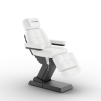 Table de massage et lit de beauté électrique en cuir à 3 moteurs, très prisé, pour extensions de cils et soins du visage, mobilier de salon de luxe