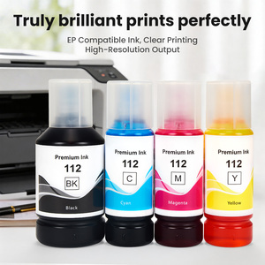 Encre en vrac compatible de qualité supérieure Factory Pigment 112, encre à base d'eau pour recharger les imprimantes <span class=keywords><strong>EcoTank</strong></span> L15150 L15160 - Product Image 3