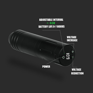 Stylo à tatouer électrique Tuffking 10500 tr/min, course de 4,0 mm, machine à tatouer sans fil rechargeable avec fonctions de traçage et d'ombrage - Product Image 3