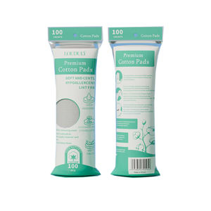 Almohadilla de algodón desechable para el cuidado de la piel, desmaquillador de uñas facial redondo de 100 unidades, almohadillas de algodón de alta calidad, venta al por mayor - Product Image 6