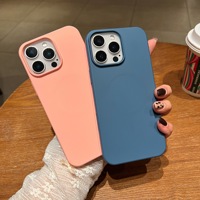 Coque en silicone liquide magnétique pour iPhone, compatible avec la recharge sans fil, pour iPhone 17 16 15 14 13 12, avec logo personnalisé, protection antichoc