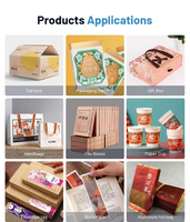 Multifunktions-Hochgeschwindigkeits-Karton karton Flach bett drucker Verpackungs druckmaschine Visuelle Position ierung Drucker Karton drucker