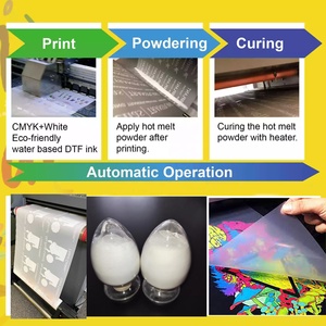 ผงกาวร้อน TPU โพลียูรีเทน DTF สีขาว <span class=keywords><strong>ราคา</strong></span>โรงงาน สำหรับการยึดติดและพิมพ์แบบถ่ายโอนความร้อนบนเสื้อผ้า - Product Image 2