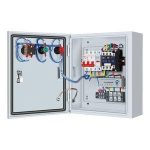 Boîtier de commande de pompe à <span class=keywords><strong>eau</strong></span> monophasé ménage 380V manomètre à bille flottante ensemble complet de boîte de Distribution de Contact - Product Image 1