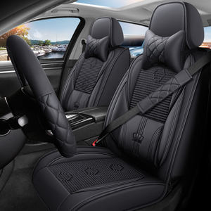 Housses de siège de voiture, housses de coussin de véhicule en cuir imperméable, universelles pour Jeep <span class=keywords><strong>Acura</strong></span> <span class=keywords><strong>Honda</strong></span> Civic Nissan Mazda Dodge - Product Image 4