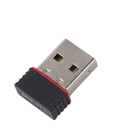 Adaptador WiFi USB Inalámbrico de 150Mbps con Antena, Mini Tarjeta de Red para PC, Dongle WiFi LAN, Receptor Ethernet LF-802EUS RTL8188FTV/ETV/EUS