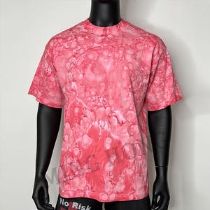 Usine Impression Personnalisée Teinture À Manches Courtes Coton Hommes T-shirts - Product Image 1