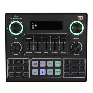 Tarjeta de Sonido USB Multifuncional V9 al por Mayor, Mezclador de Audio para Transmisión en Vivo, Grabación de Videojuegos y YouTube - Product Image 1