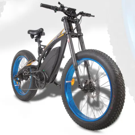 2024 Eu envío gratis ecotric Fat tires 48V 1000W 1500W 18ah ebike motor trasero bicicleta eléctrica bicicleta chopper SUSPENSIÓN COMPLETA