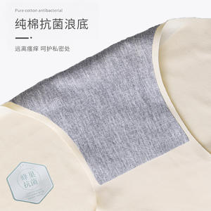 <span class=keywords><strong>Culotte</strong></span> d'été fine, respirante, une pièce, douce et confortable, sans coutures, pour femmes, sous-vêtements en soie glacée, <span class=keywords><strong>culotte</strong></span> ondulée bon marché - Product Image 4