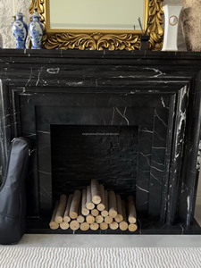 <span class=keywords><strong>Chimenea</strong></span> <span class=keywords><strong>de</strong></span> Mármol Negro Nero con Diseño <span class=keywords><strong>de</strong></span> Líneas Minimalistas, <span class=keywords><strong>Chimenea</strong></span> <span class=keywords><strong>de</strong></span> Mármol Tallada a Mano, Marco <span class=keywords><strong>de</strong></span> <span class=keywords><strong>Chimenea</strong></span> <span class=keywords><strong>de</strong></span> <span class=keywords><strong>Piedra</strong></span> Negra - Product Image 2