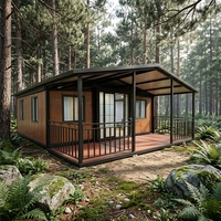 Maison Modulaire Économique Conteneur Mobile Extensible Tiny House Préfabriquée Pliable 20ft 40ft Maison Conteneur Spacieuse et Durable