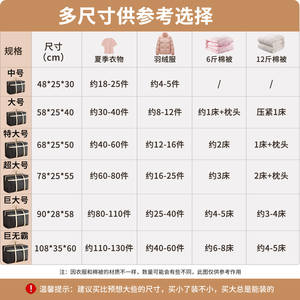 Snd6011 1 Organizador de Ropa Rectangular, Bolsa de Almacenamiento Resistente para Mudanzas y Dormitorio - Product Image 4