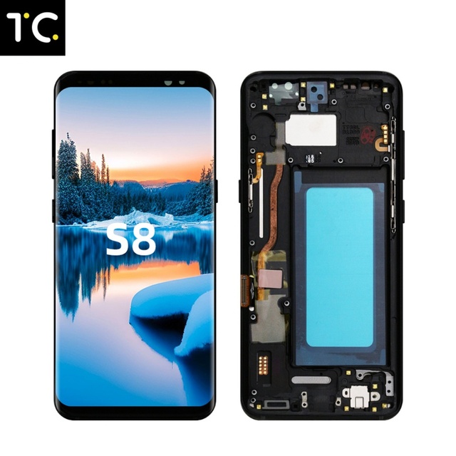 TC Conka High Brightness LCD Touch Screen Display Assembly for S8 Plus Amoled 1 Year Warranty High Quality 100% Tested
