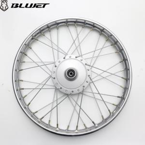 Juego de Llantas Cromadas Nuevas Blujet, Diseño de Malla de 36 <span class=keywords><strong>Radios</strong></span>, Delanteras 1.4-18, Traseras 1.6-<span class=keywords><strong>17</strong></span>, para Motocicletas Modelo CG 125-150 - Product Image 6