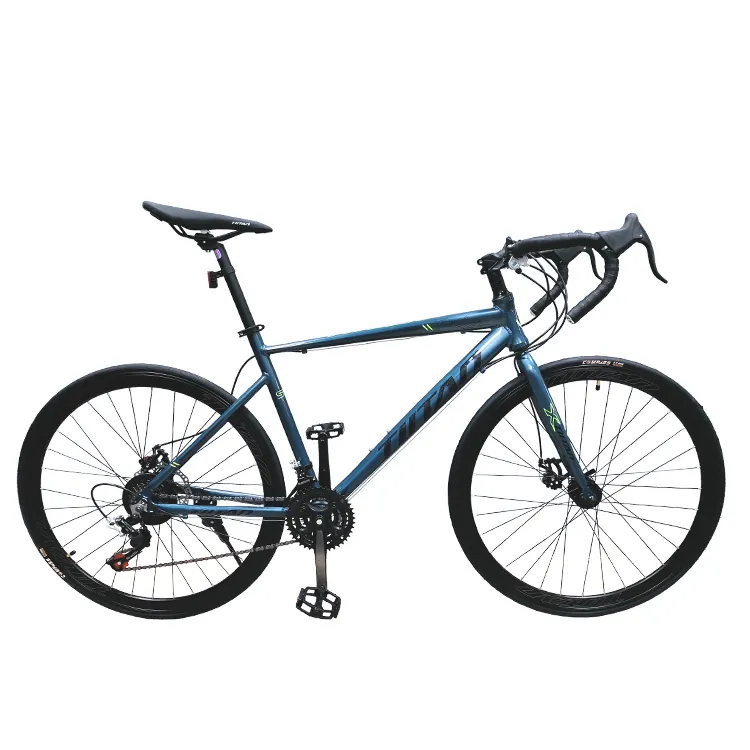 2023 vélo de course tout-terrain de bonne qualité, vélo pour adultes, fourche de suspension en aluminium, vélo à vitesse variable 700C