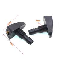 Buse de pulvérisation d'eau d'essuie-glace de lave-glace de voiture automatique adaptée pour Renault Dacia Duster Logan Sandero Stepway Lodgy pour Subaru Forester