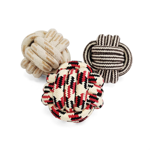 Palla Giocattolo per Cani in Corda di Cotone Resistente, Gioco da Masticare e Addestramento per Interni, per Razze Piccole, Medie e Grandi - Product Image 4