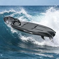 Planche de surf électrique professionnelle à refroidissement par eau, capacité de charge 100 kg, 65 km/h, en fibre de carbone, motorisée, pour la compétition