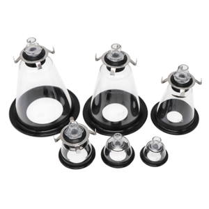 Maschera per Ossigeno in PVC per Veterinaria, Maschera per Anestesia Medica per Primo Soccorso di Cani e <span class=keywords><strong>Gatti</strong></span> - Product Image 1