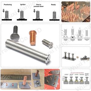 <span class=keywords><strong>Goujon</strong></span> de boulon de soudage à tête <span class=keywords><strong>cylindrique</strong></span> en aluminium de cisaillement fileté en acier au carbone de haute précision - Product Image 5