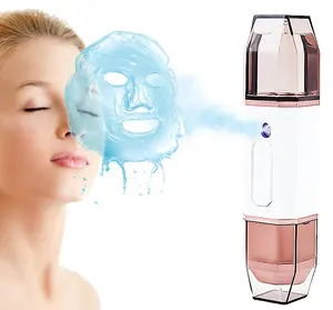 Vaporizador facial iónico personalizado nebulizador agua portátil piel Facial poros hidratante Nano Mister pulverizador hidratante
